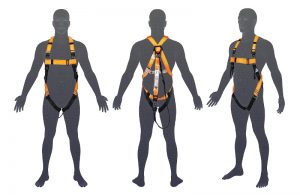H105 LINQ Basic Full Body Harness with Lanyard | TLC Skyhook | Lifting Company in Perth Western Australia