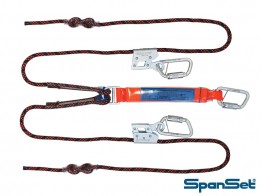 3068A K4 Twin Leg Adjustable Rope Lanyard 1